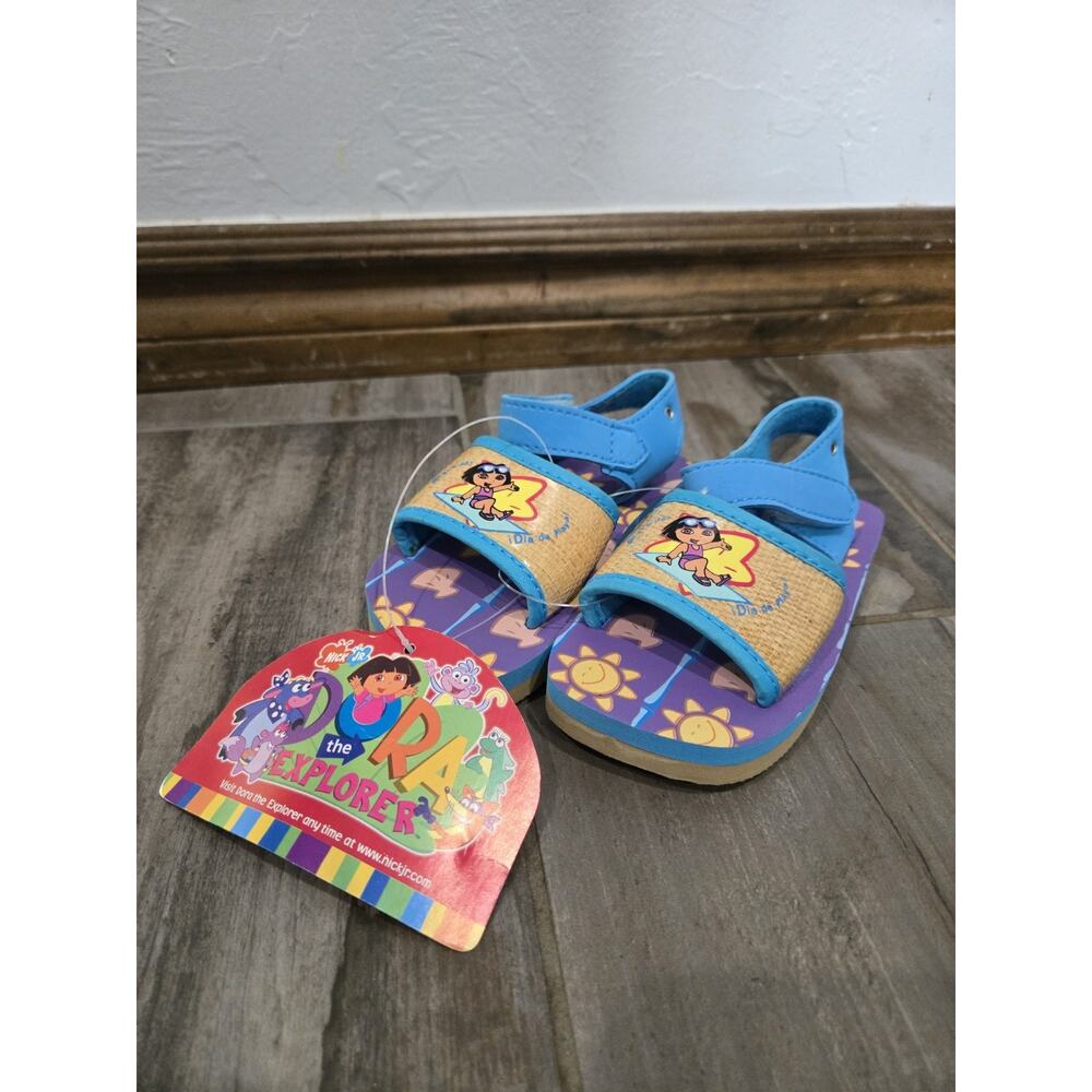 Deadstock VTG 2004 Nick Jr. Dora the Explorer Kids Sandals Size 9 New With Tags